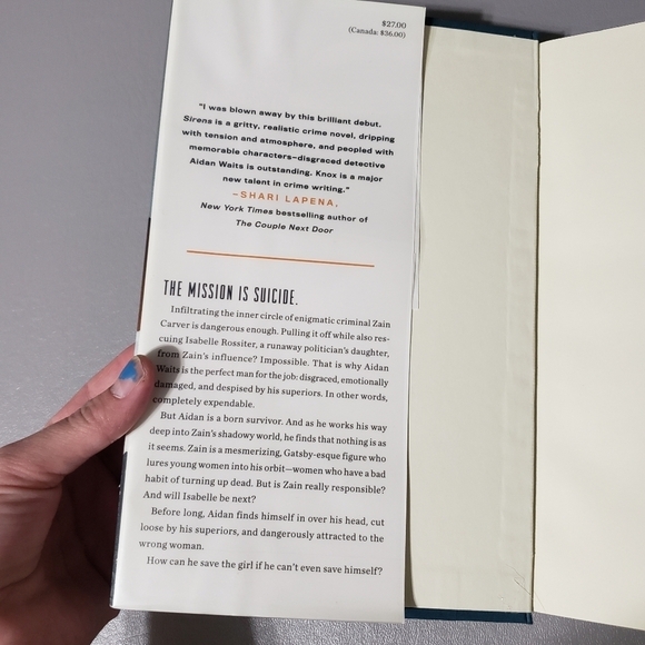 Joseph Knox sirens hardcover novel - Picture 6 of 7